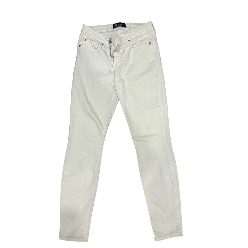GAP Denim‎ Legging White Jeans Women's Size 25 Regular